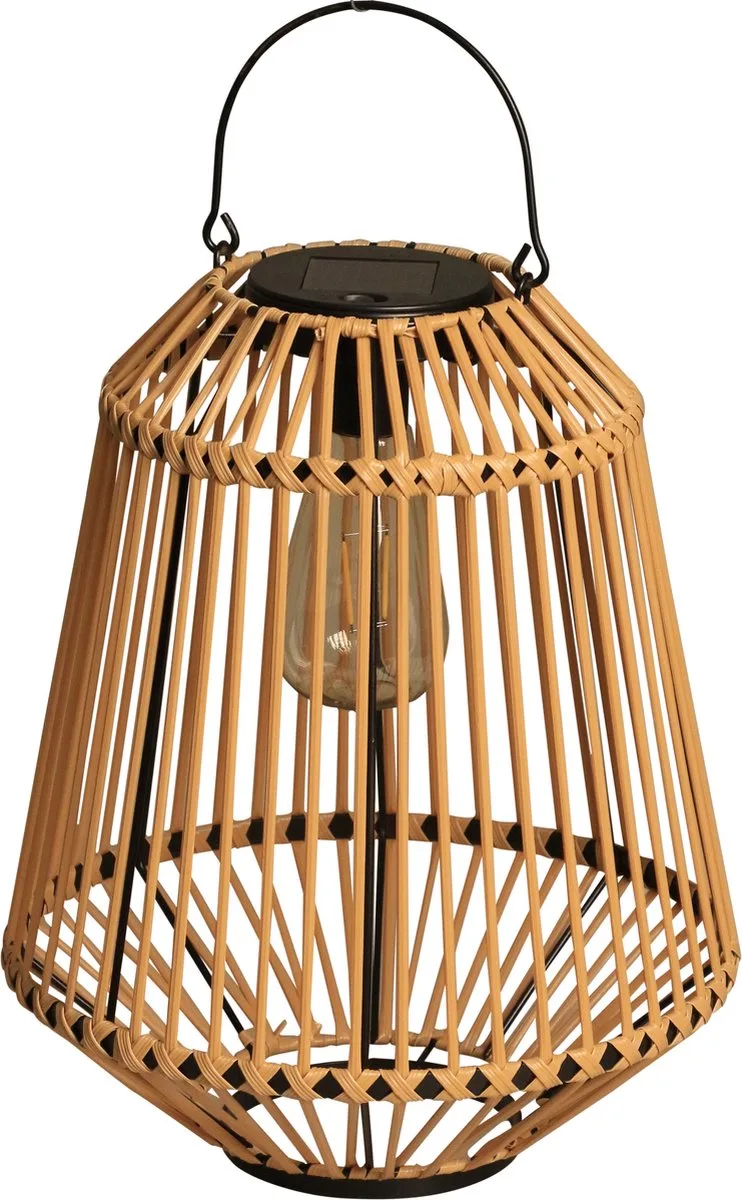 Solar Tafellamp - Ibiza - LED - Hanglamp met hengsel - Werkend op zonne-energie - 33,5 cm hoog de Luxform en Zand – photo produit