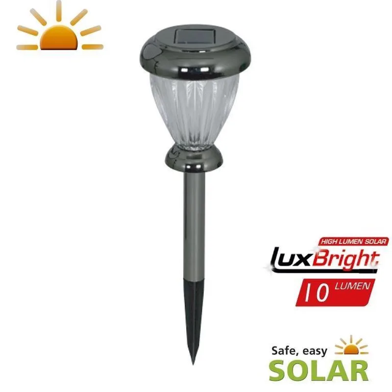Solarlichtpaal LED voor buiten Besançon de Luxform en Zwarte parel – photo produit