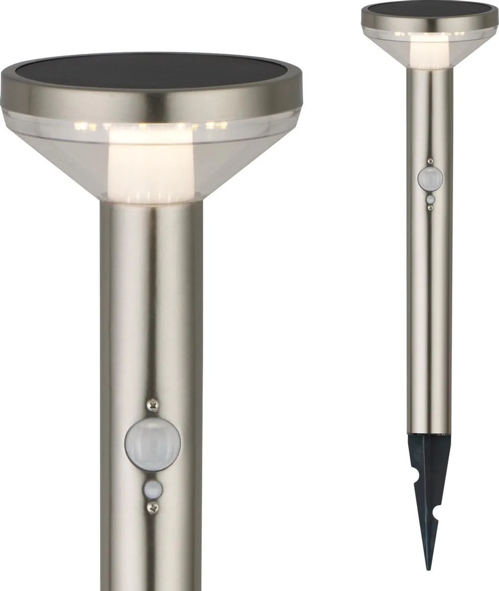 LED-inbouwlamp op zonne-energie met bewegingssensor MCE465 C / M de Maclean en Argent – photo produit