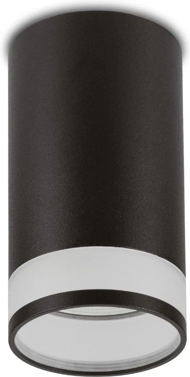 opbouwarmatuur/buis, spot, rond, aluminium, GU10, 55x105mm, MCE361 B
