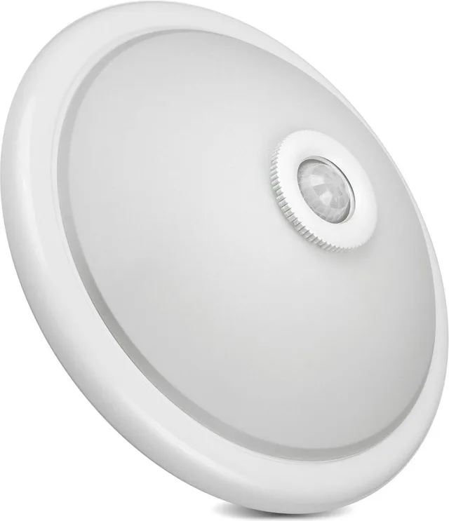 Plafondlamp - PIR Bewegingssensor - Schemersensor - 2x E27 - 32cm