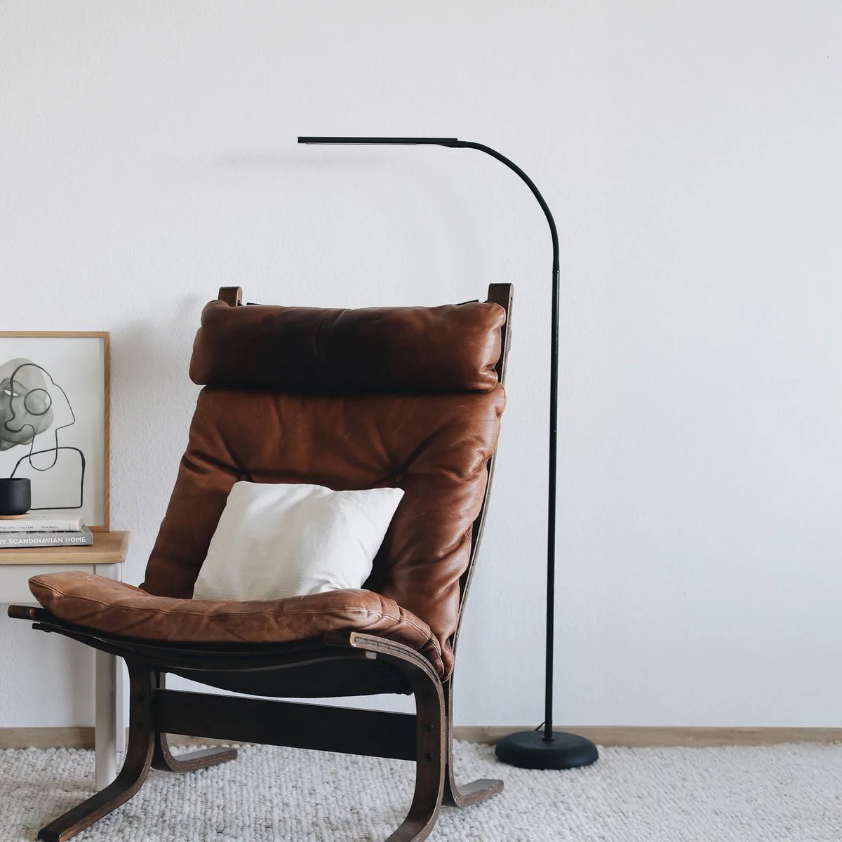 LED vloerlamp MAULpirro, 126 cm, dimbaar de Maul en Noir – photo produit