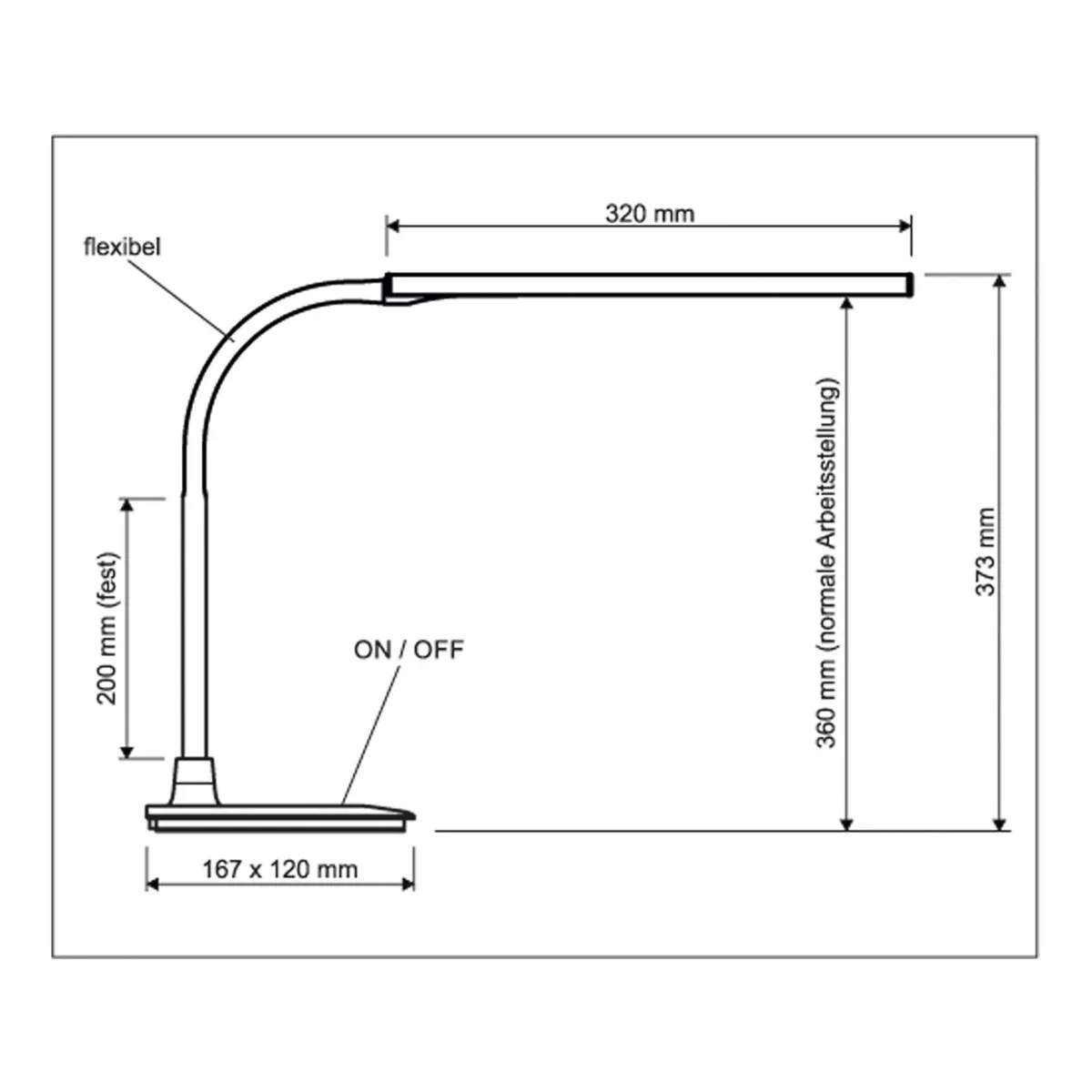 MAULpirro LED tafellamp, hoogte 37 cm, dimbaar de Maul en Blanc – photo produit