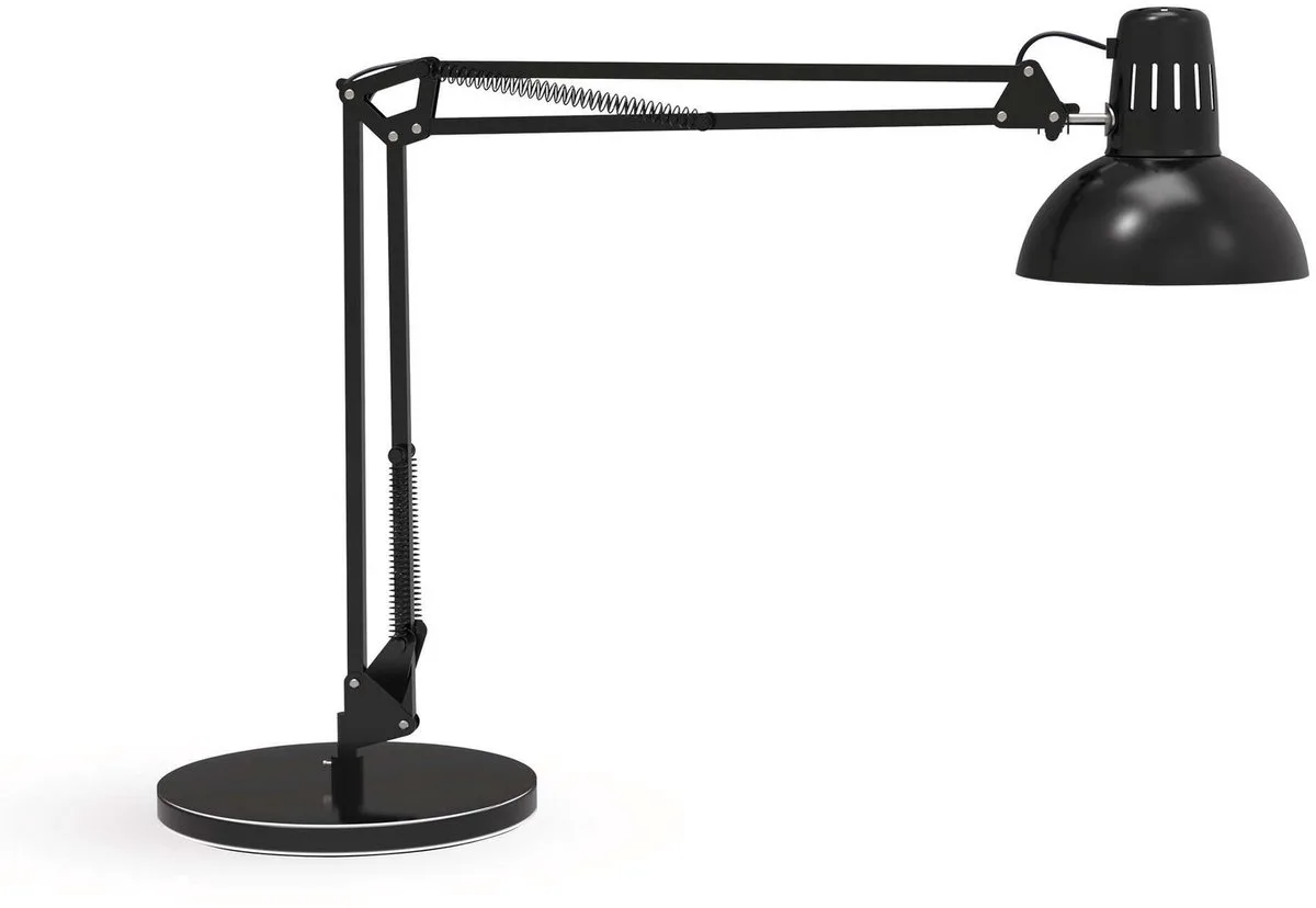 MAULstudy Bureaulamp - LED - Metaal - E27 Fitting - Tafellamp van Maul in Zwart – productfoto