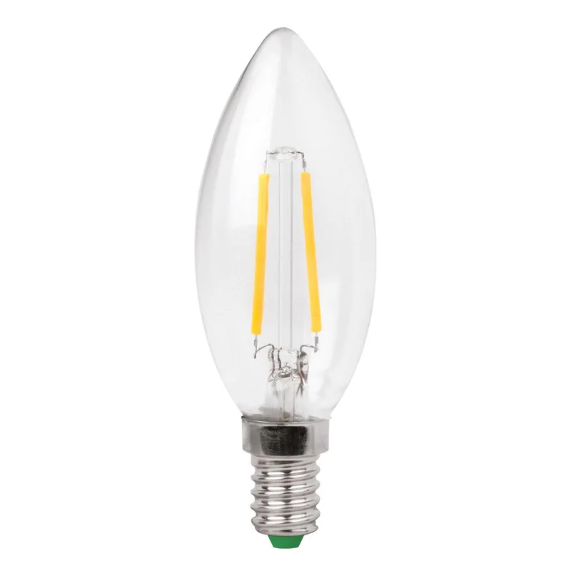 Kaarslamp E14 3W gloeidraad helder, warmwit van Megaman – productfoto