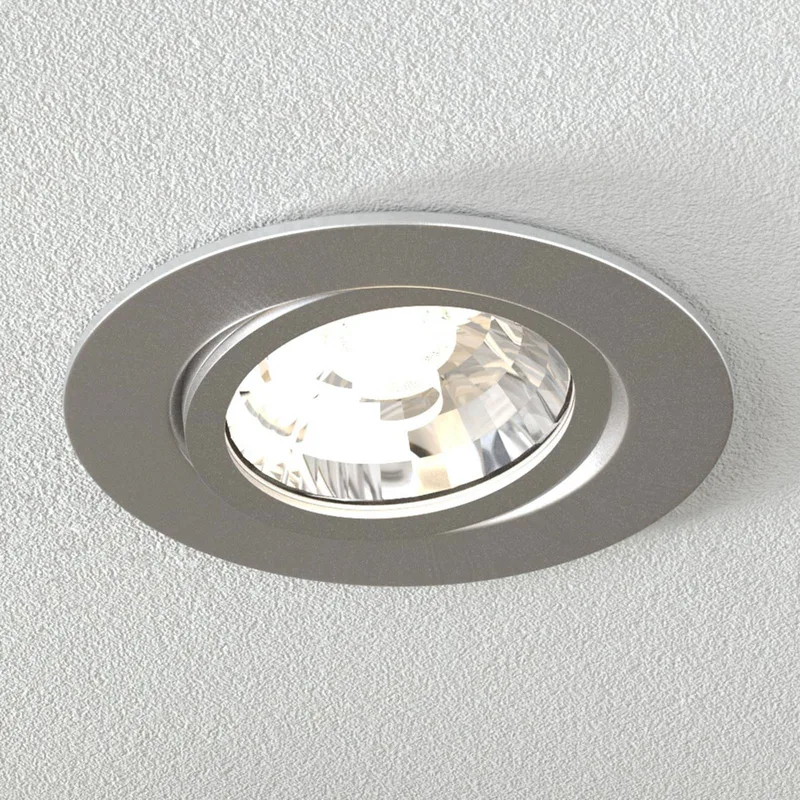Led-inbouwlamp Rico 6,5 W geb. staal de Megaman en Alu, Gris, Zink – photo produit