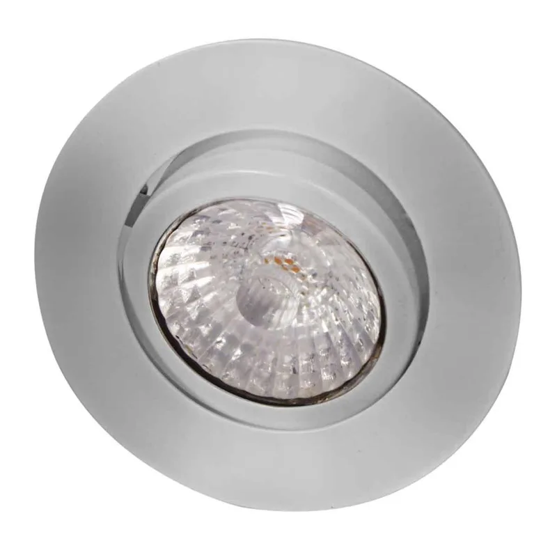 Led-inbouwspot Rico, dim to warm, geb. staal by Megaman in Alu, Grey, Zink – product photo