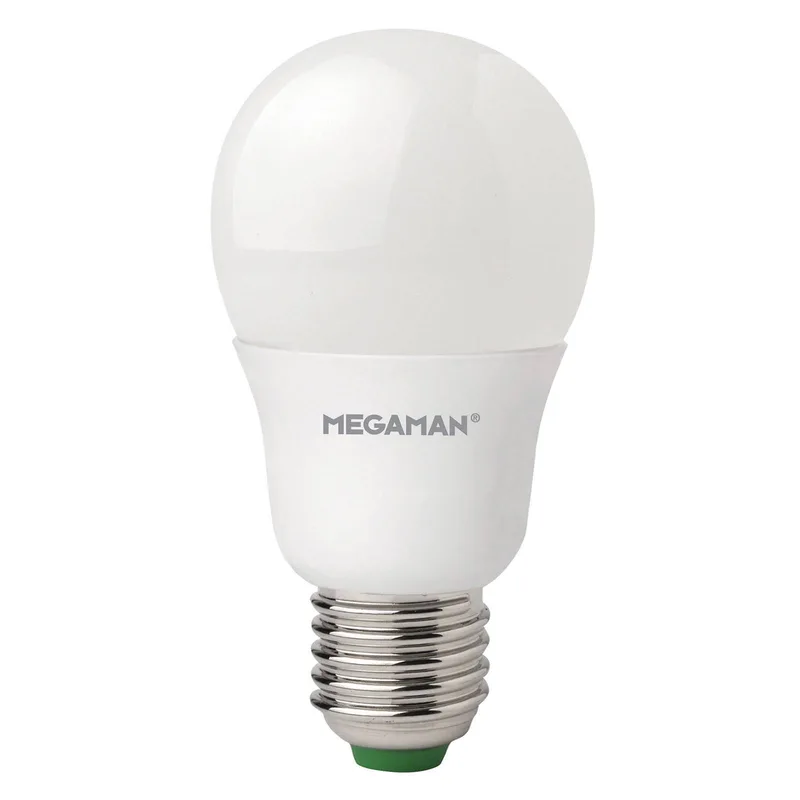 LED lamp E27 A60 9.5W, warmwit van Megaman – productfoto