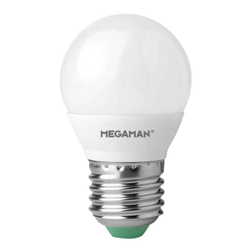 LED lamp E27 Miniglobe 5.5W, warmwit fra Megaman – produktbillede