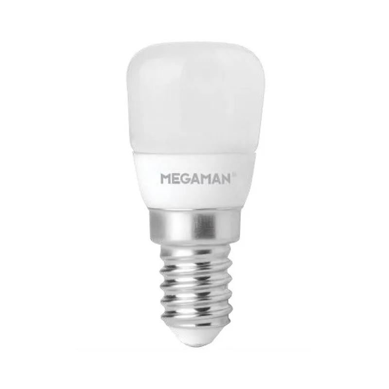 LED-lampa Kylskåpslampa Classic E14 2W 827 dimbar från Megaman – produktbild