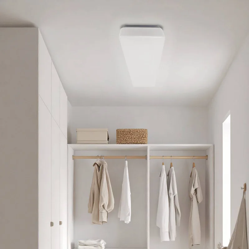 LED plafondlamp Bruno, 117 cm, 56 W, IP44 fra Megaman i Hvid – produktbillede