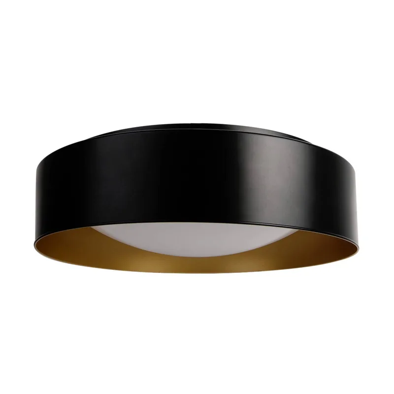 LED-loftlampe Renzo XChange sort/guld CCT, IP44 fra Megaman i Sort, Guld – produktbillede