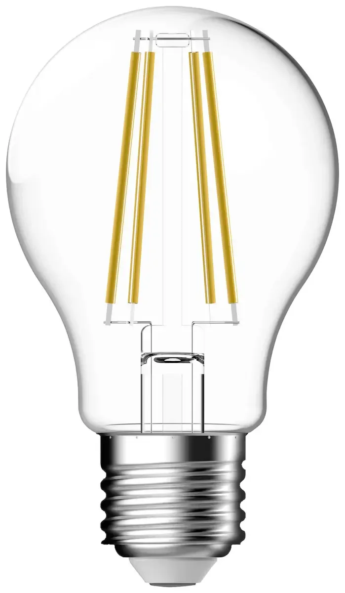 MM21108 LED CEE F (A - G) E27 forme de poire 8 W = 60 W blanc chaud (Ø x H) 60 mm x 104 mm à filament 1 pc(s) de Megaman en Blanc – photo produit