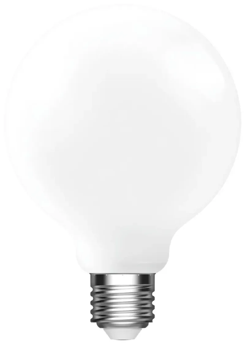 MM21143 LED-lamp Energielabel E (A - G) E27 Globe 8.5 W = 75 W Warmwit (Ø x h) 95 mm x 137 mm Filament / Retro-LED 1 stuk(s) von Megaman in Weiß – Produktfoto