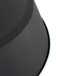 Hanglamp | 42 cm | Eden | E27 | zwart | metaal en stof | industrieel, design, Scandinavisch von Mexlite – Produktfoto 3 von 3