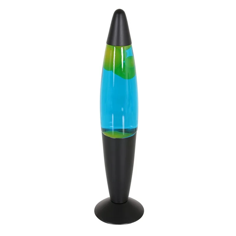 Tafellamp Lava H 35 cm geel zwart fra Mexlite – produktbillede