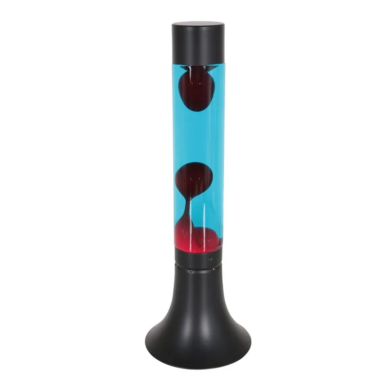 Tafellamp Lava H 37 cm rood zwart de Mexlite – photo produit