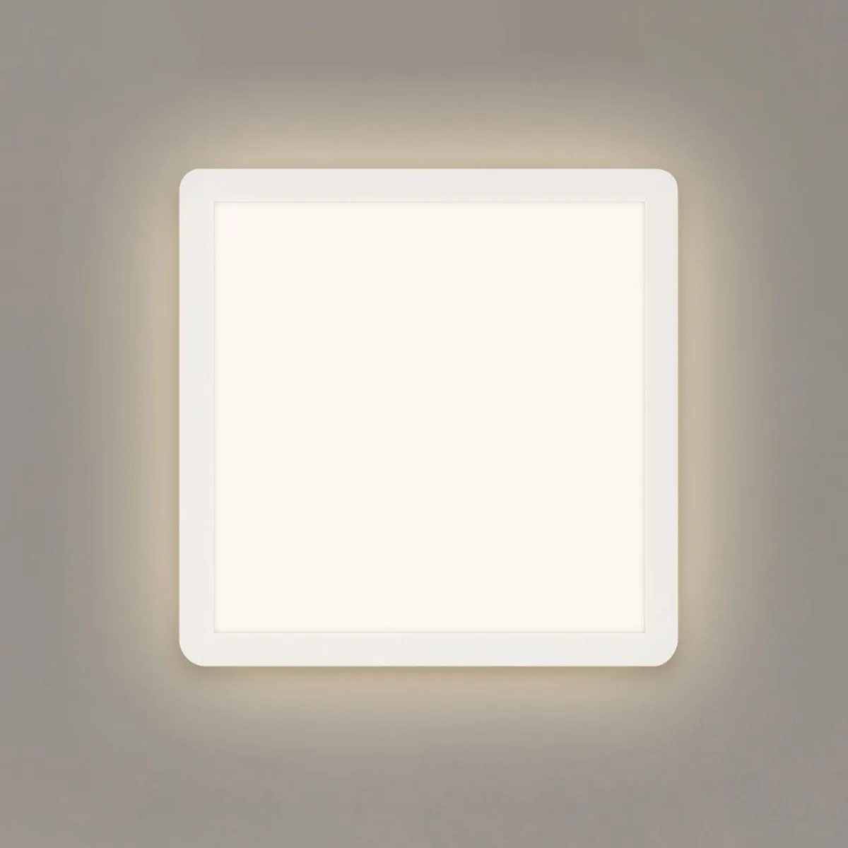 Jali vierkant LED paneel, 29,2 cm, kunststof, 2.700 K de Müller-Licht en Blanc – photo produit