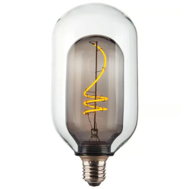 Ampoule DECO - E27 T95 BSF Dimmable, verre fumé - blanc chaud 1800K 100 W. de Nordlux – photo produit