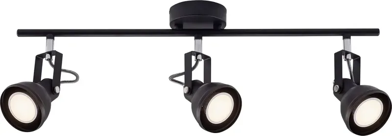 Aslak 3-Spot 45740103 Tak-spotlights GU10 Svart från Nordlux i Svart – produktbild