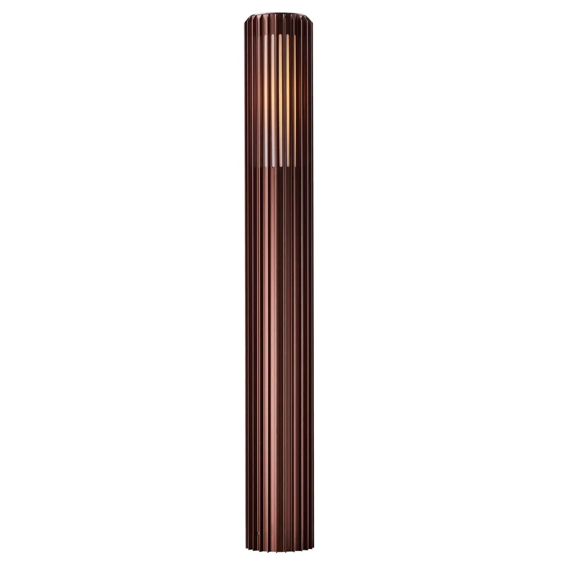 Buitenlamp Aludra paal H 95 cm bruin metallic de Nordlux – photo produit