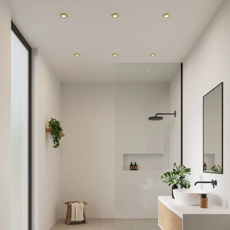 Inbouwspot Umberto, aluminium, messingkleurig by Nordlux in Brass – product photo