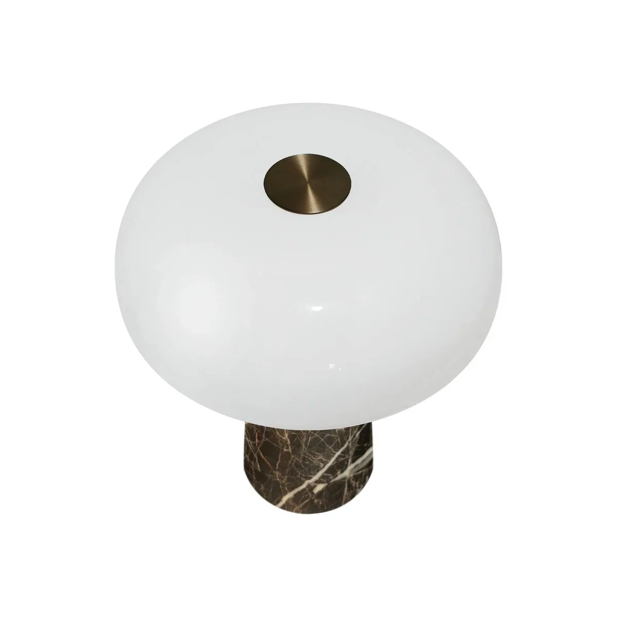 LED tafellamp op accu Glossy mini, marmerbruin, dimbaar de Nordlux en Marron – photo produit