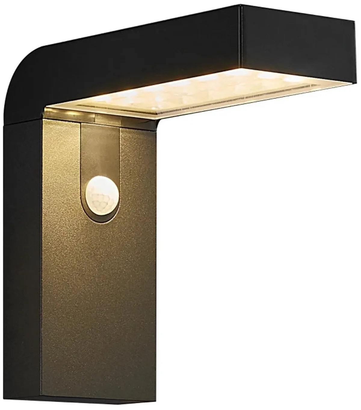 LED Wandlamp Buiten Zwart - Solar Buitenverlichting - Buitenlamp met sensor - Alya de Nordlux en Blanc – photo produit