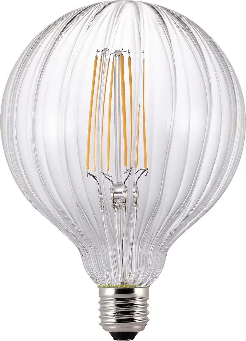 Nordlux 1421070 LED-lamp EEK F (A - G) E27 Klotform 2 W Varmvit (Ø x H) 125 mm x 175 mm Filament 1 st från Nordlux – produktbild
