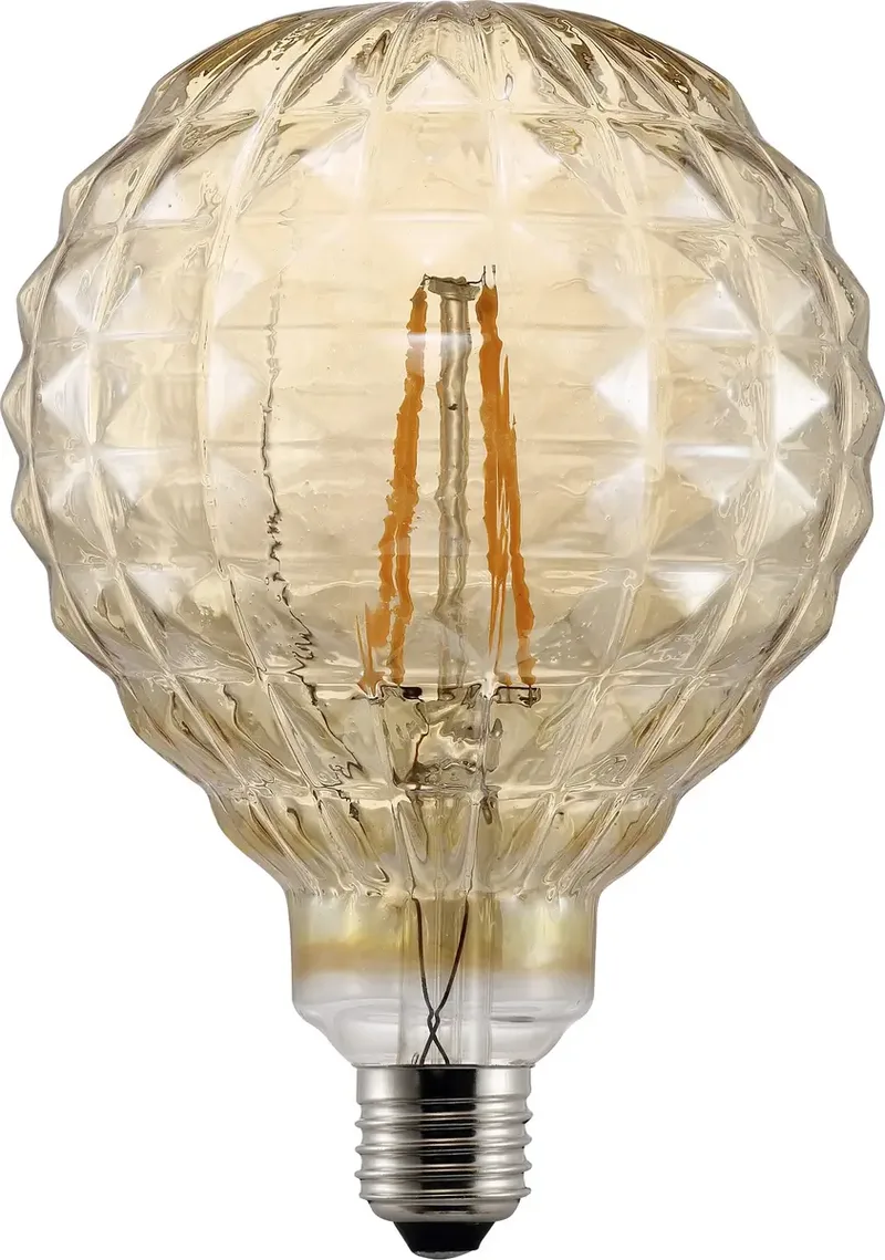 Nordlux 1428070 LED-lamp Energielabel F (A - G) E27 Globe 2 W Super warmwit (Ø x h) 125 mm x 177 mm Filament / Retro-LED 1 stuk(s) fra Nordlux – produktbillede