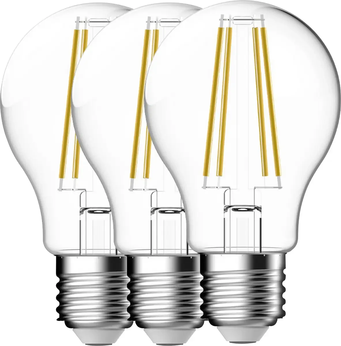 Nordlux 5181003323 Ampoule à incandescence CEE E (A - G) E27 6.8 W blanc froid (Ø) 60 mm 3 pc(s) fra Nordlux i Gennemsigtig – produktbillede