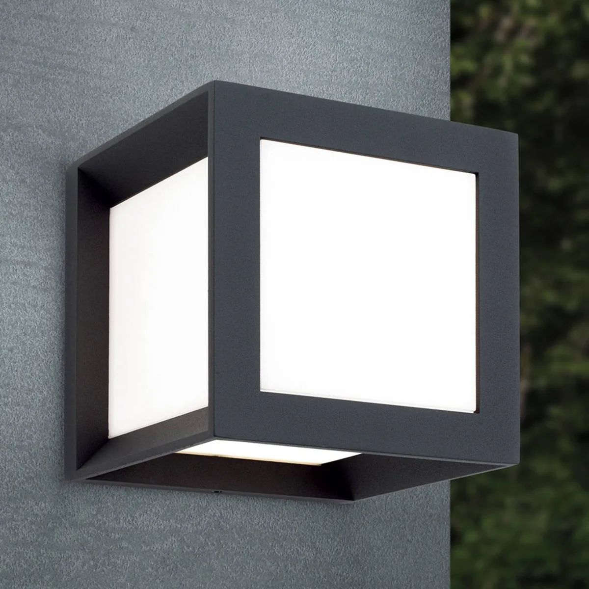 Buitenwandlamp Henry, 16x16x16cm från Orion i Antracit – produktbild