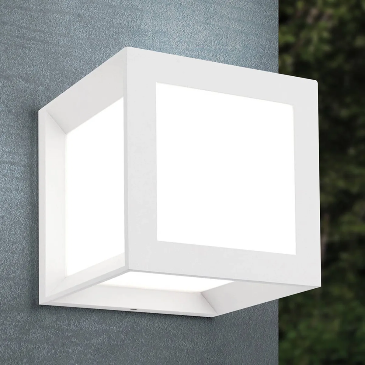 Buitenwandlamp Henry, 16x16x16cm de Orion en Blanc – photo produit