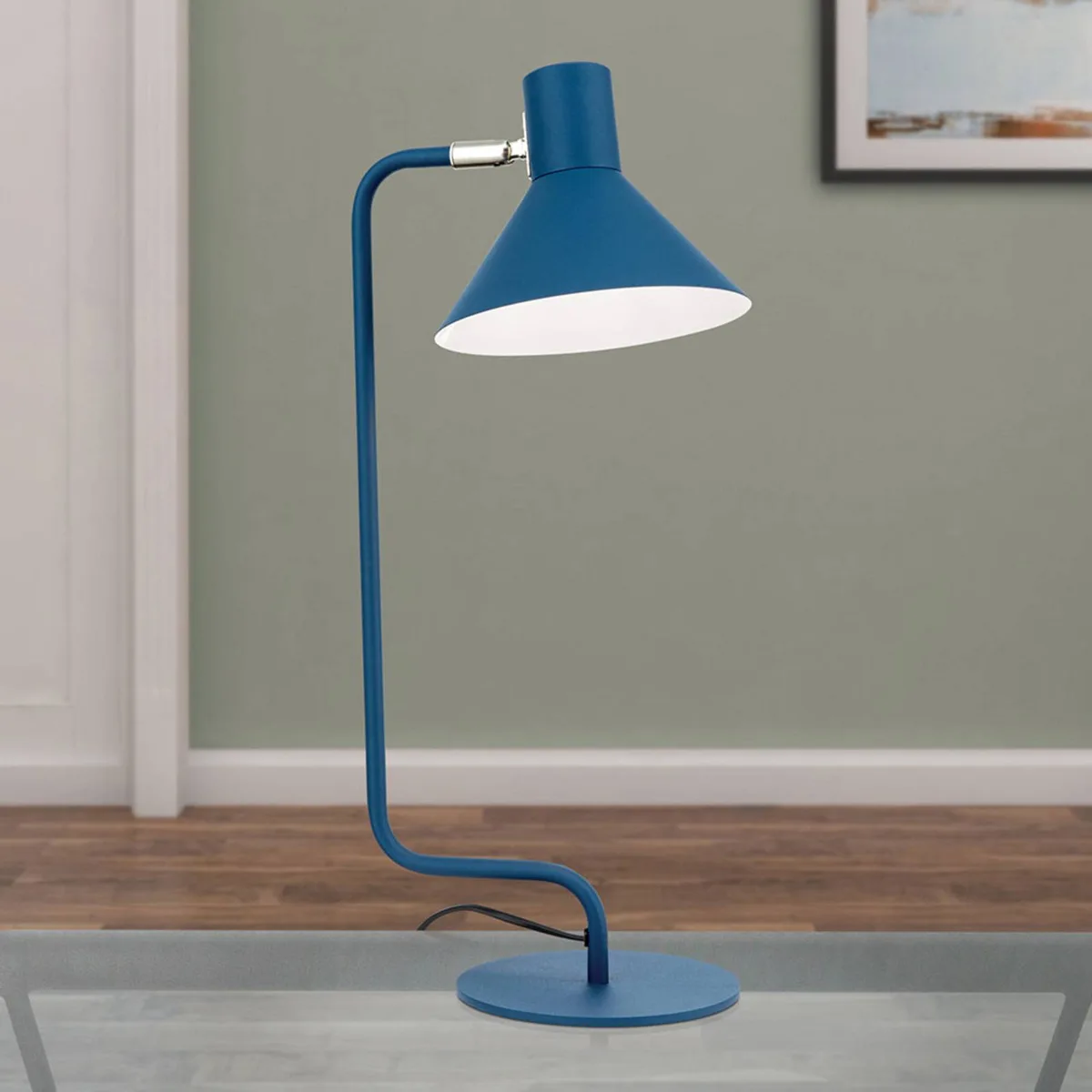 Bureaulamp Viktoria kop instelbaar de Orion en Bleu – photo produit