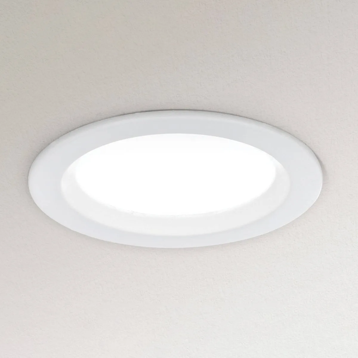 Dimbaar LED inbouwlamp Spock Ø 9 cm de Orion en Blanc – photo produit