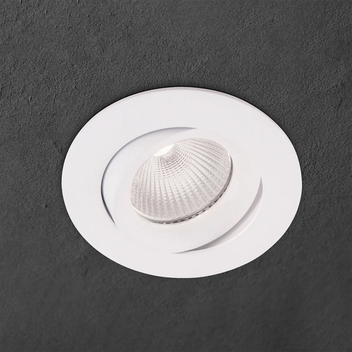 Inbouwspot Choice, aluminium, zwenkbaar fra Orion i Hvid – produktbillede