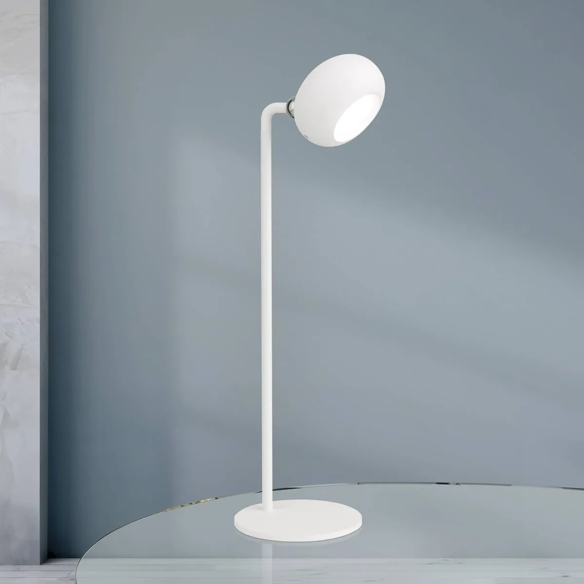 Kerby LED tafellamp, hoogte 40 cm, aluminium, CCT de Orion en Blanc – photo produit