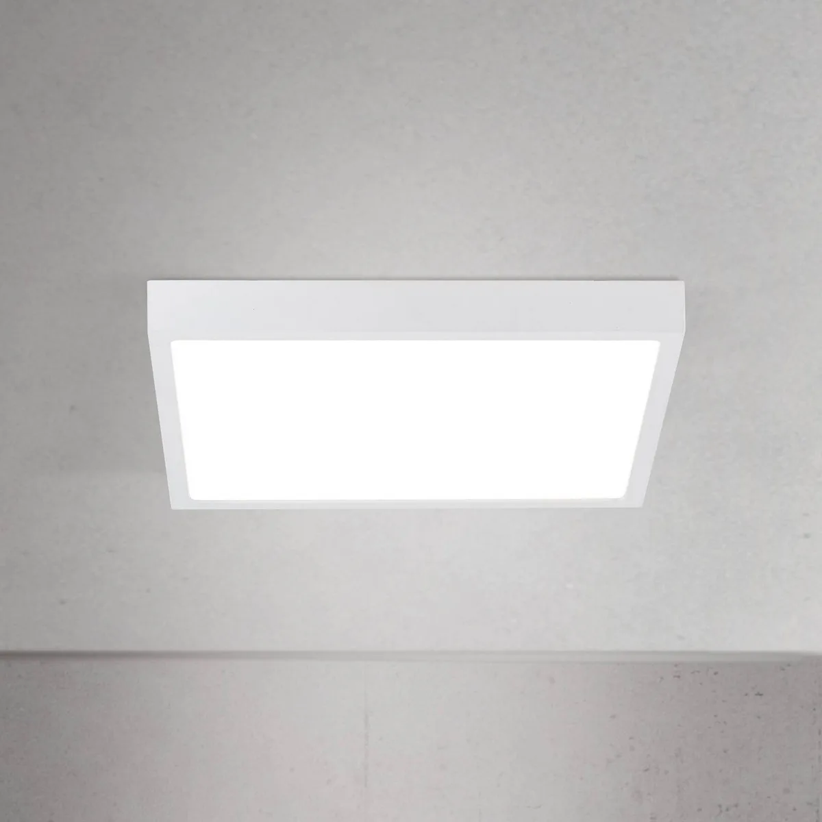 LED plafondlamp Disc, lengte 24 cm, CCT, metaal de Orion en Blanc – photo produit