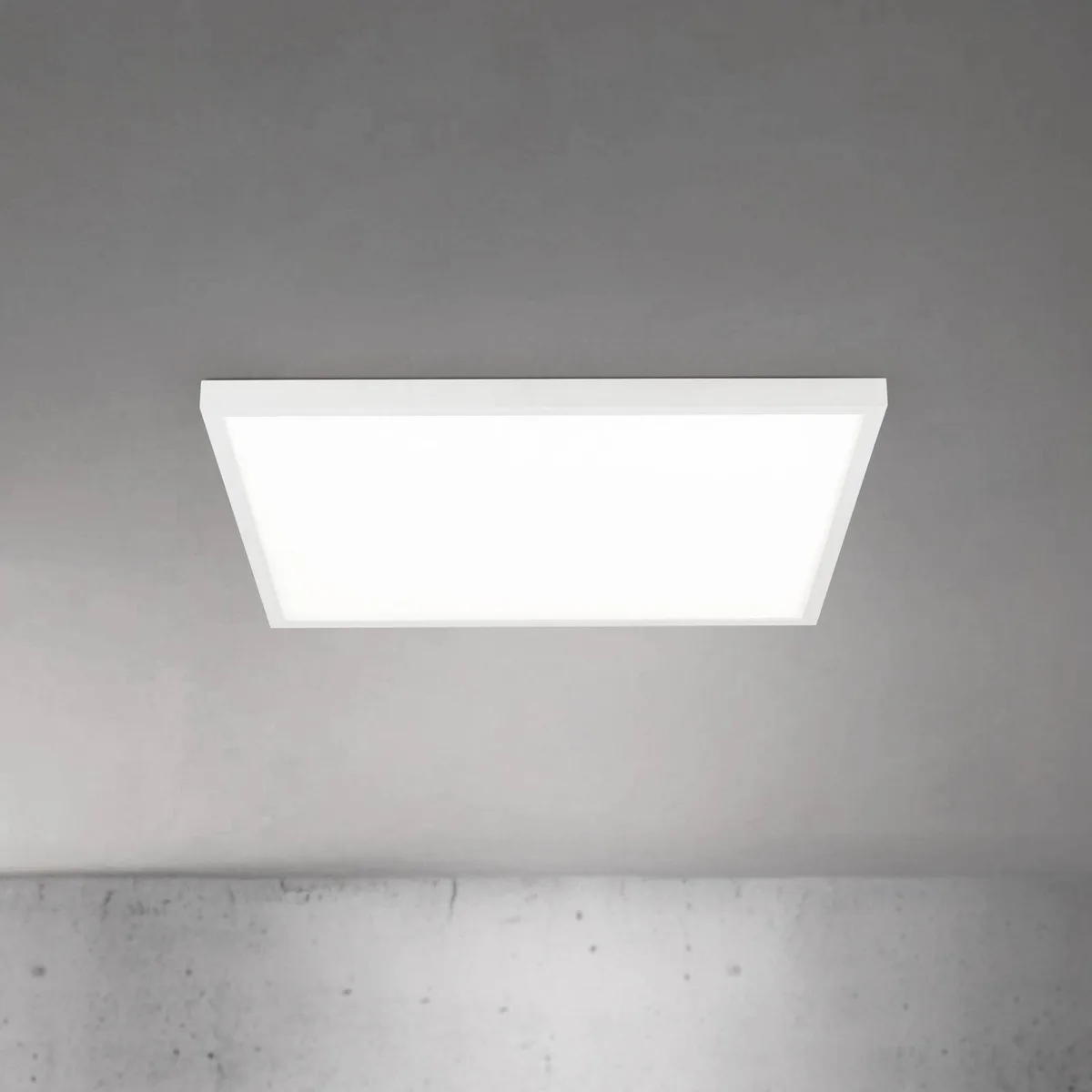 LED plafondlamp Disc, lengte 60 cm, CCT, metaal von Orion in Weiß – Produktfoto