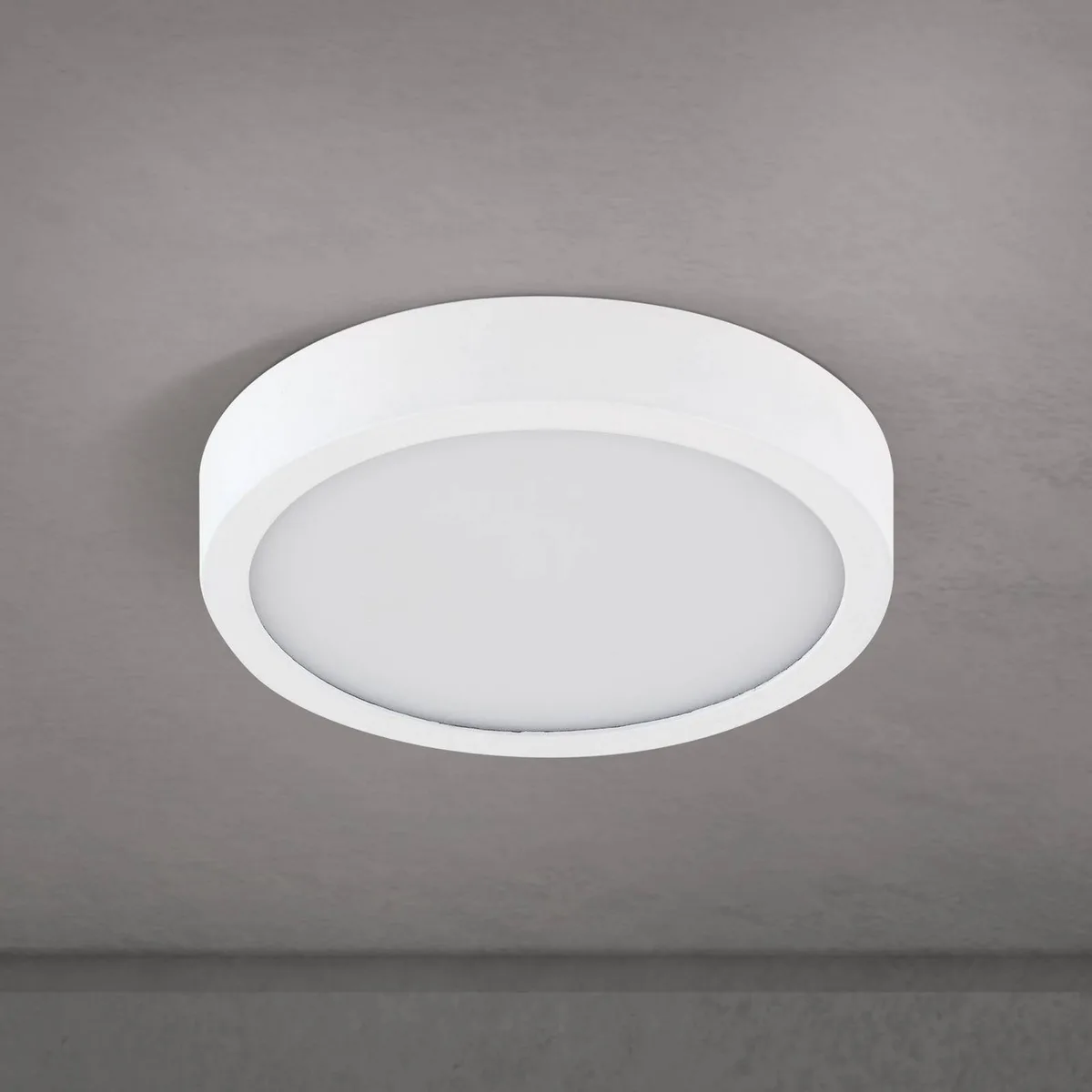LED plafondlamp Disc, Ø 14 cm, CCT, metaal/kunststof de Orion en Blanc – photo produit
