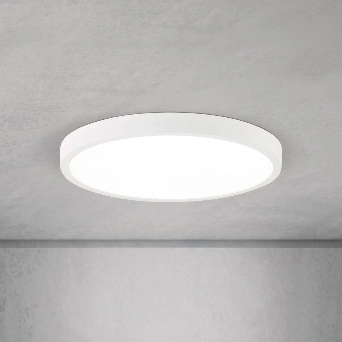 LED plafondlamp Disc, Ø 28 cm, CCT, metaal/kunststof de Orion en Blanc – photo produit