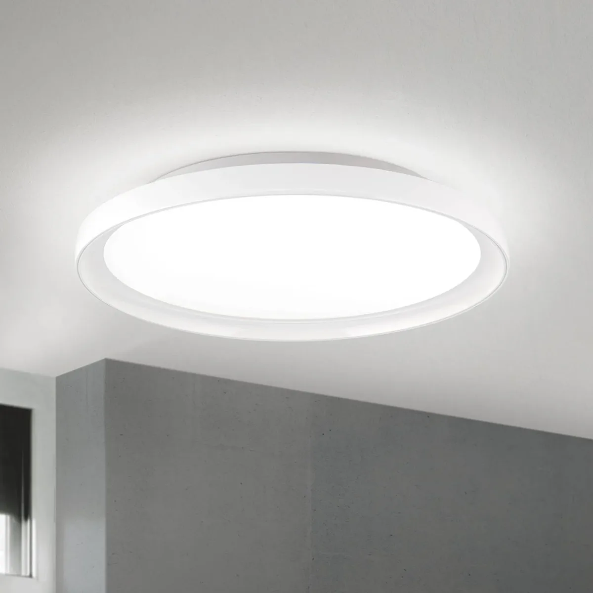 LED plafondlamp GAMMA, Ø 40 cm, afstandsbediening, CCT dimbaar von Orion in Weiß – Produktfoto