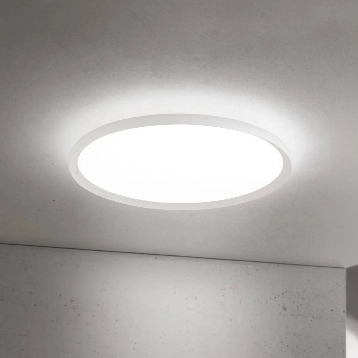 LED plafondlamp Kant, Ø 60 cm, CCT, metaal/kunststof de Orion en Blanc – photo produit