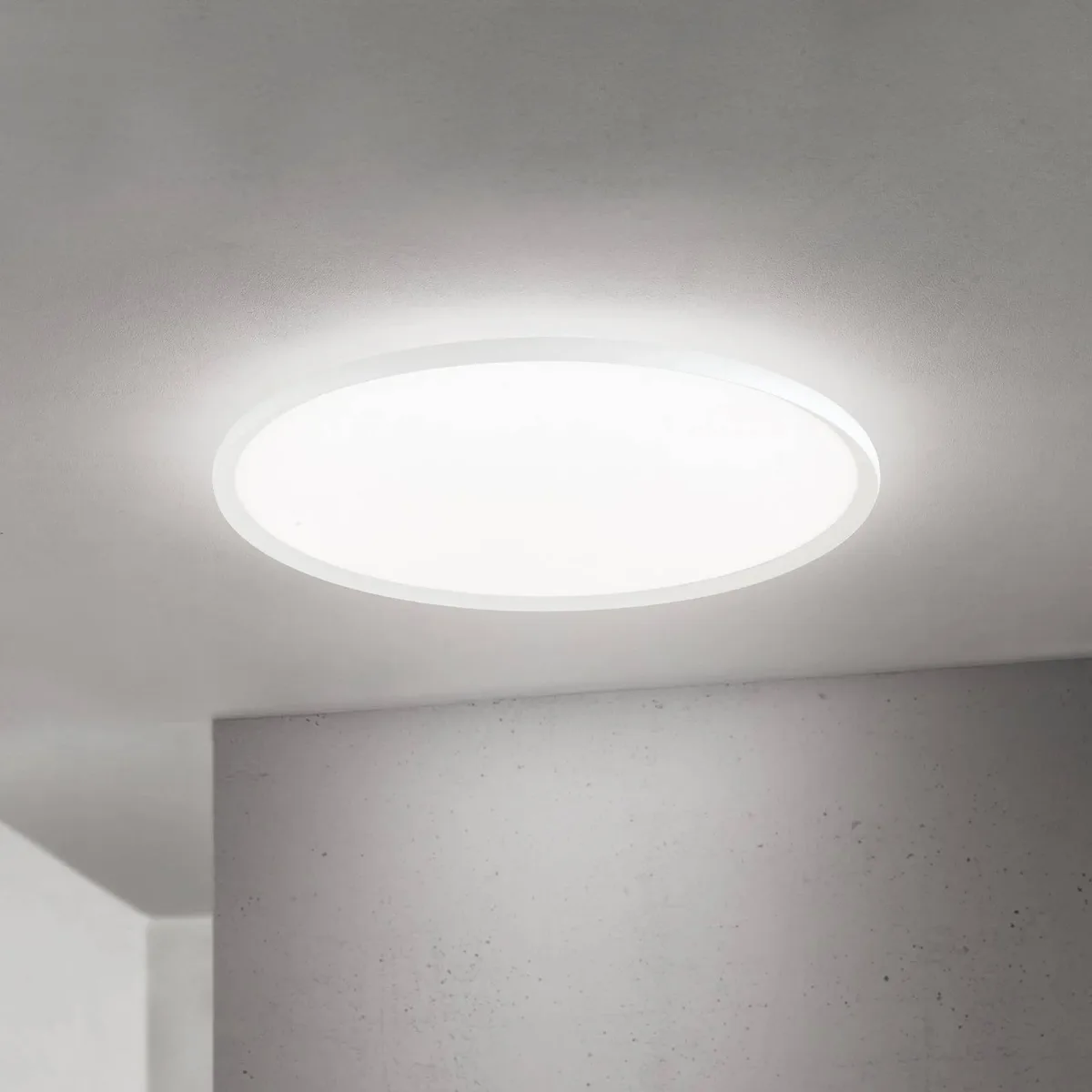 LED plafondlamp Kant, Ø 80 cm, CCT, metaal/kunststof von Orion in Weiß – Produktfoto