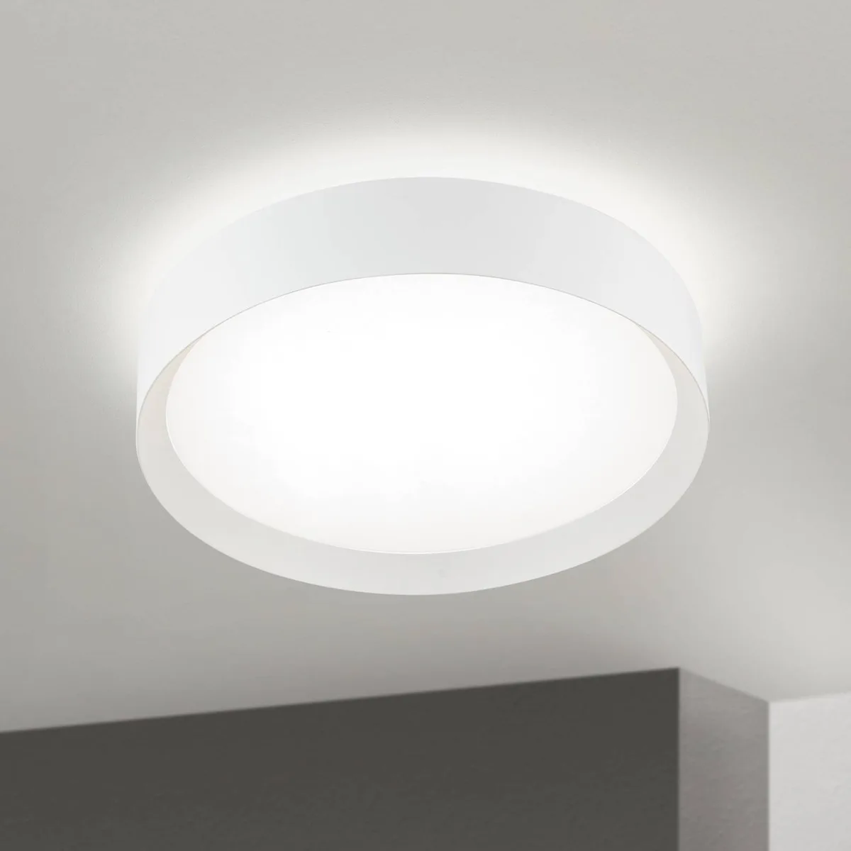 LED plafondlamp VARIO, Ø 40 cm, metaal, CCT, dimbaar van Orion in Wit – productfoto