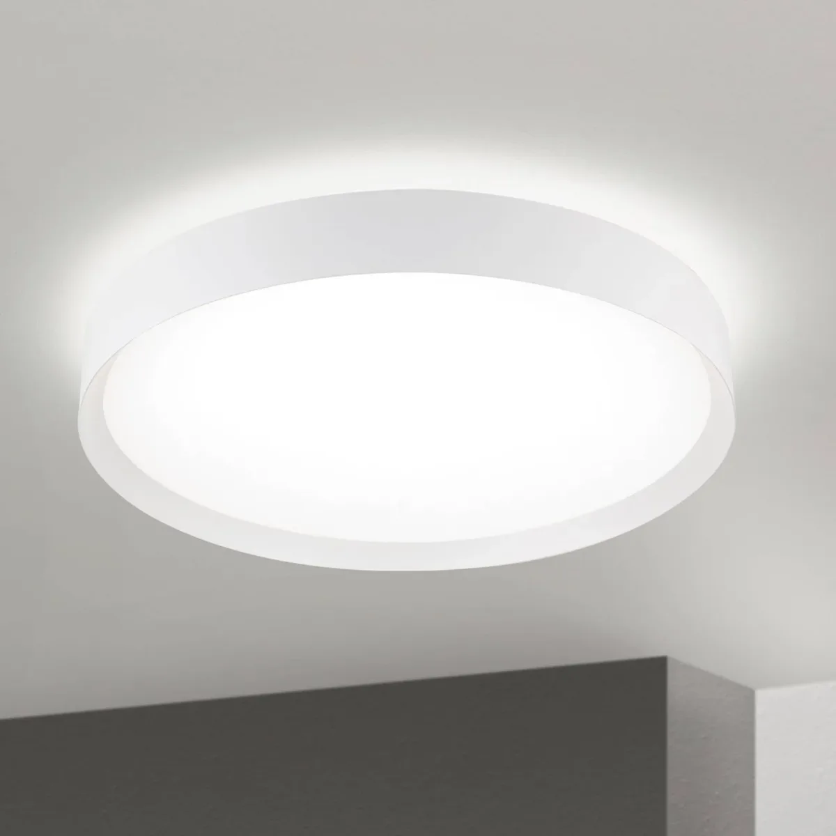 LED plafondlamp VARIO, Ø 60 cm, metaal, CCT, dimbaar von Orion in Weiß – Produktfoto