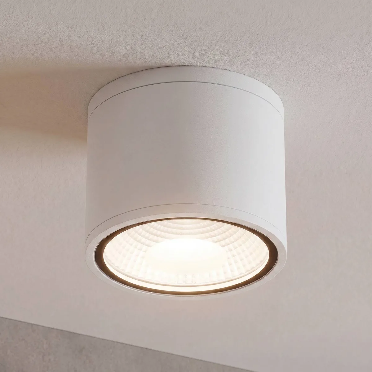 LED plafondspot Sputnik IP65 Ø 14,5 cm de Orion en Blanc – photo produit