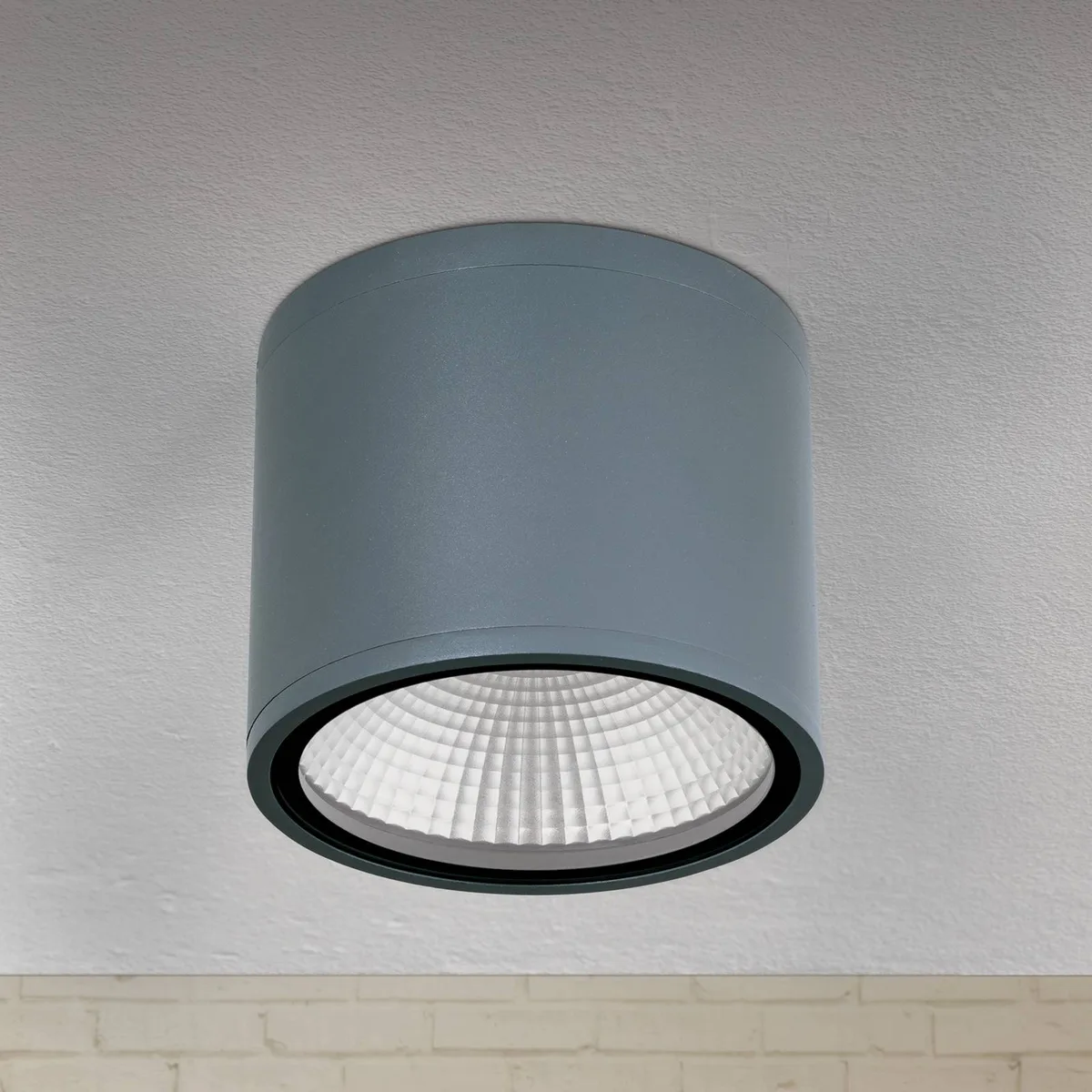 LED plafondspot Sputnik voor buiten Ø 14,5 cm de Orion en Anthracite – photo produit