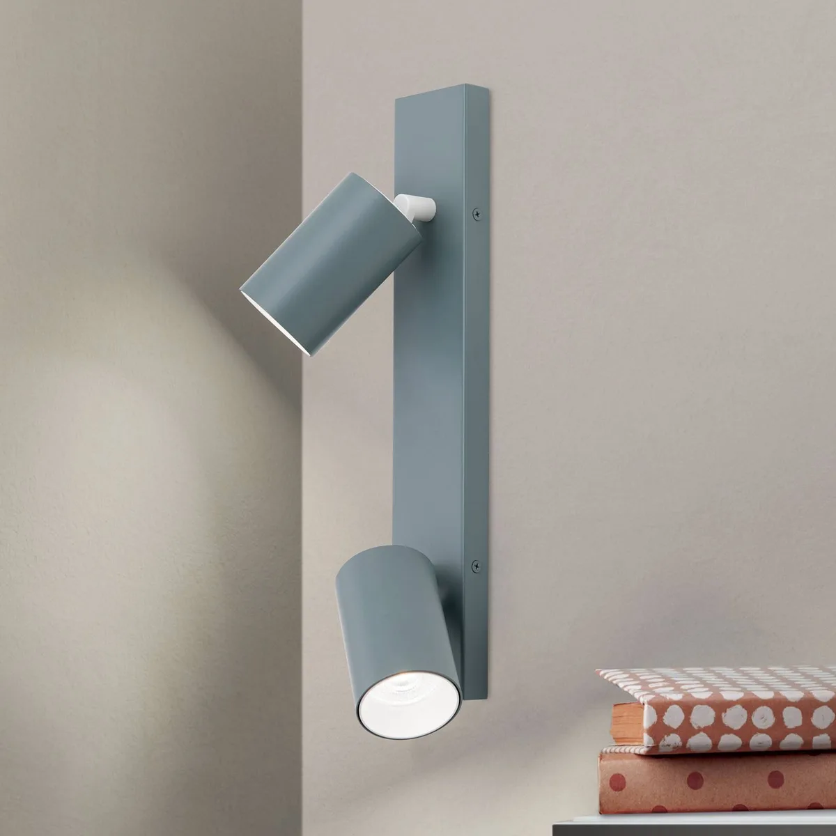 Penn plafondspot, lengte 35 cm, aluminium de Orion en Vert clair – photo produit