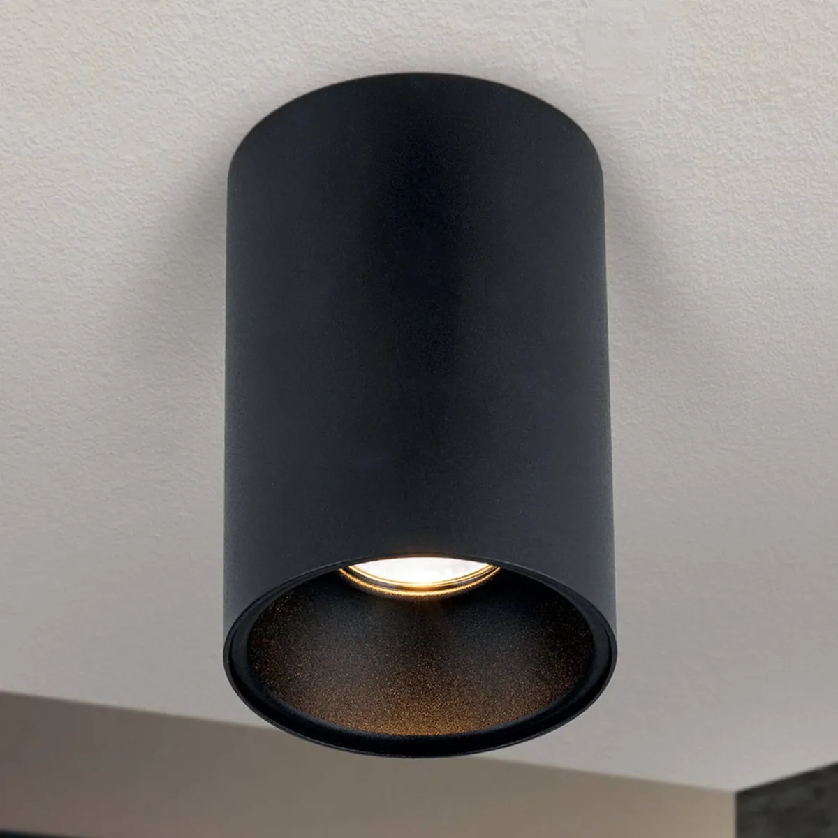 Plafondspot Starlight, rond fra Orion i Sort – produktbillede